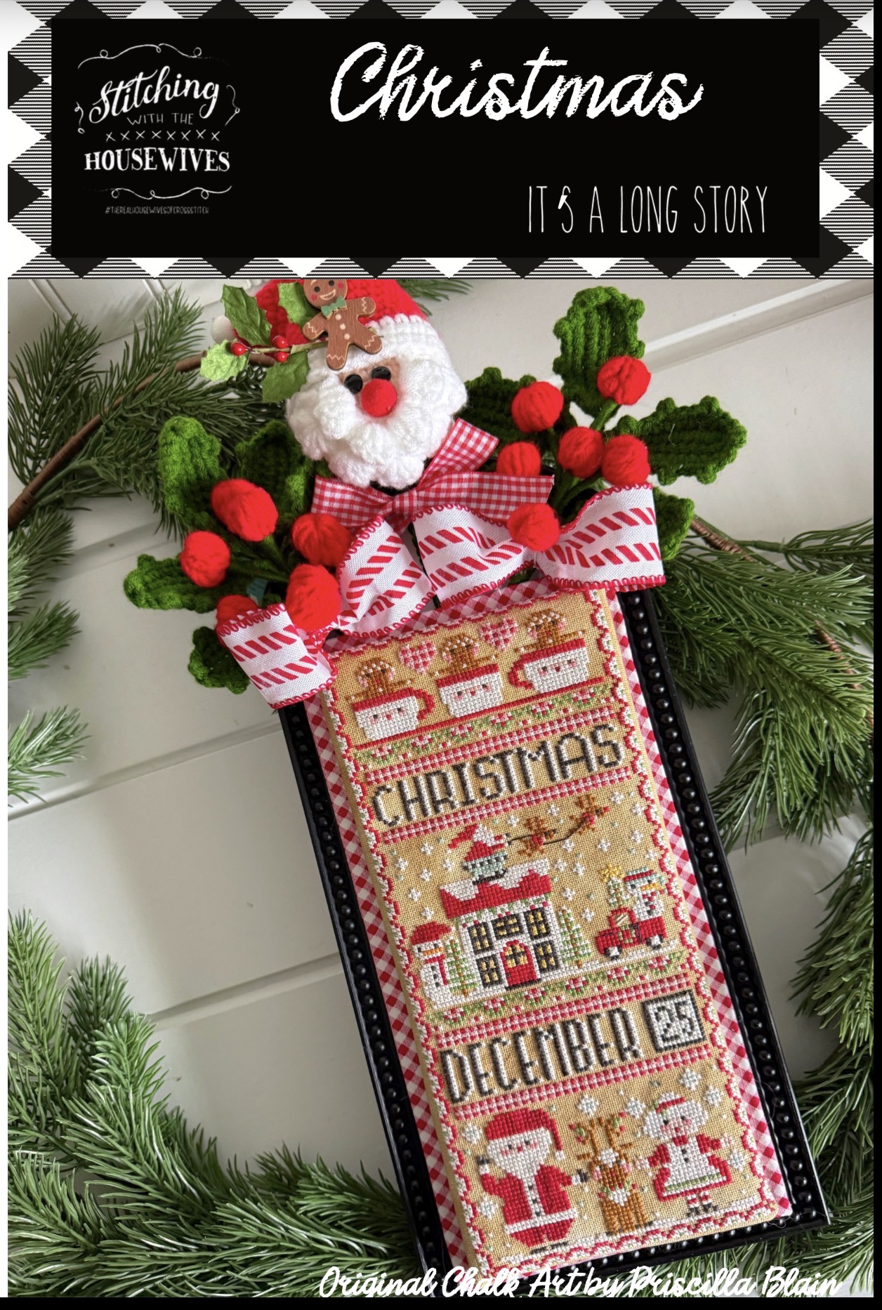 Its A Long Story: Christmas - Cross Stitch Pattern, zoomed in. Select this picture to zoom back out.