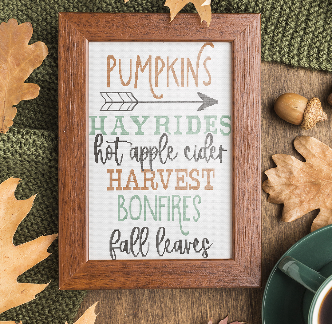 All Things Fall - Cross Stitch Pattern
