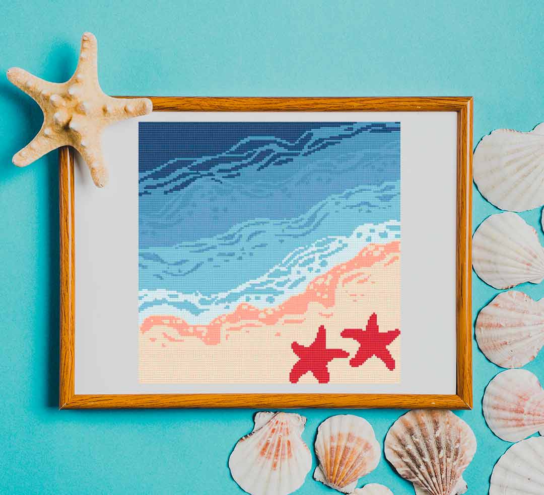 Beach - Cross Stitch Pattern