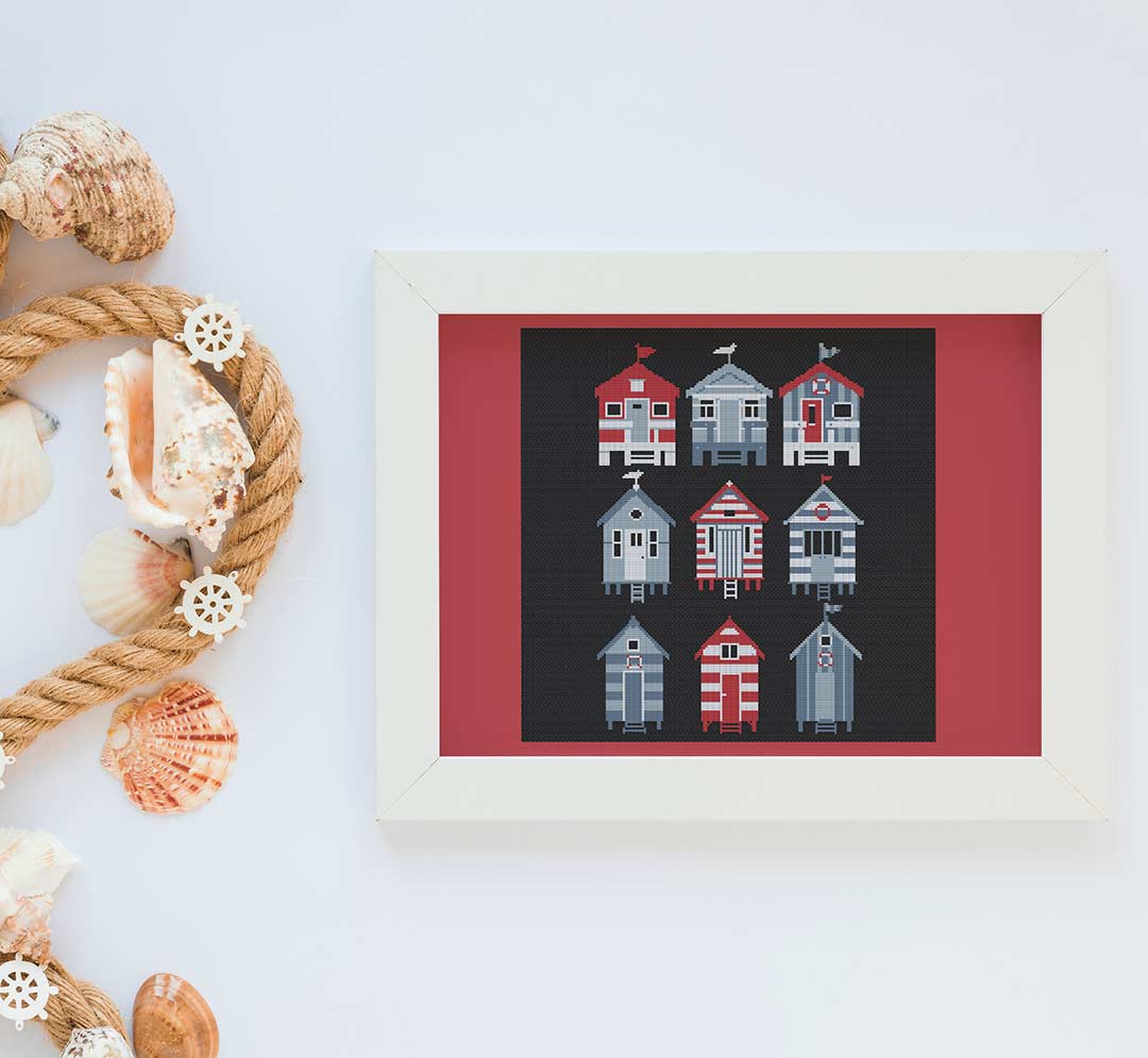 Beach Houses - Cross Stitch Pattern