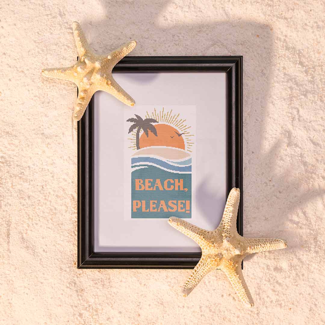Beach Please - Cross Stitch Pattern