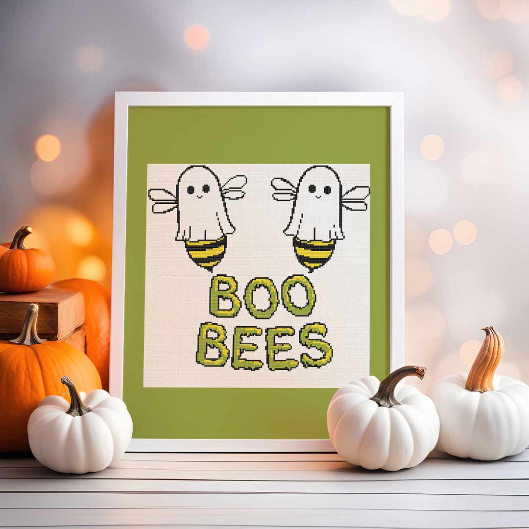 Boo Bees - Cross Stitch Pattern