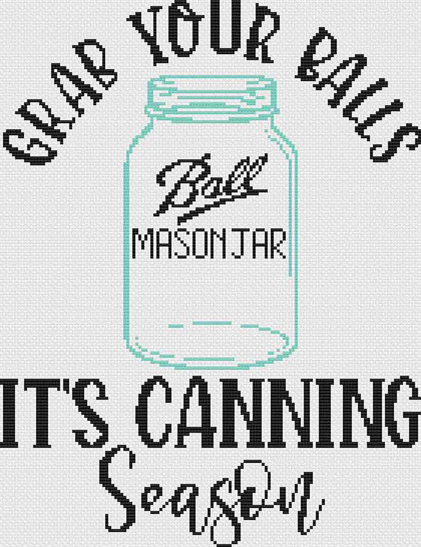 Canning Season - Cross Stitch Pattern