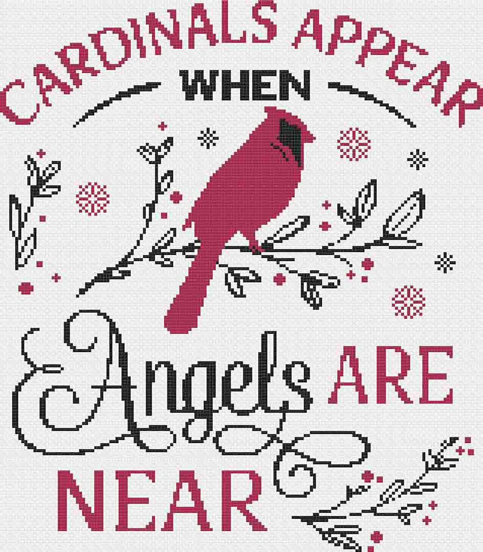 Cardinals Appear - Cross Stitch Pattern
