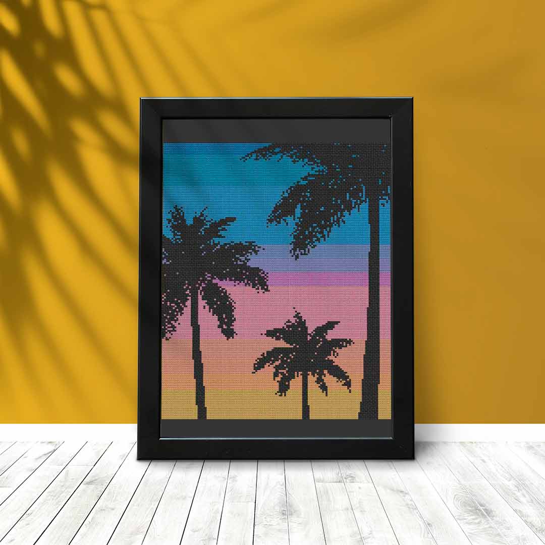 Coconut Sunset - Cross Stitch Pattern