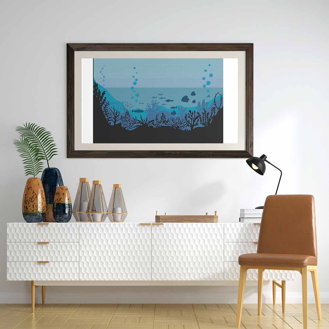 Deep Blue Sea - Cross Stitch Pattern