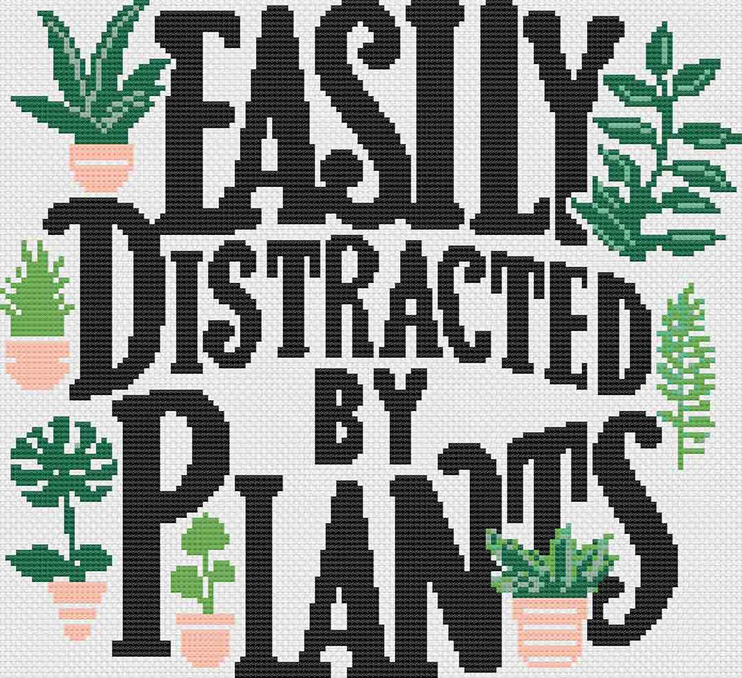 Easily Distracted - Cross Stitch Pattern
