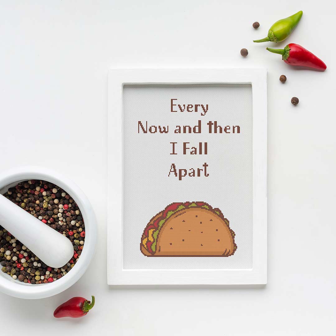 Fall Apart - Cross Stitch Pattern