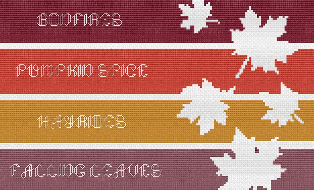 Fall Colours - Cross Stitch Pattern