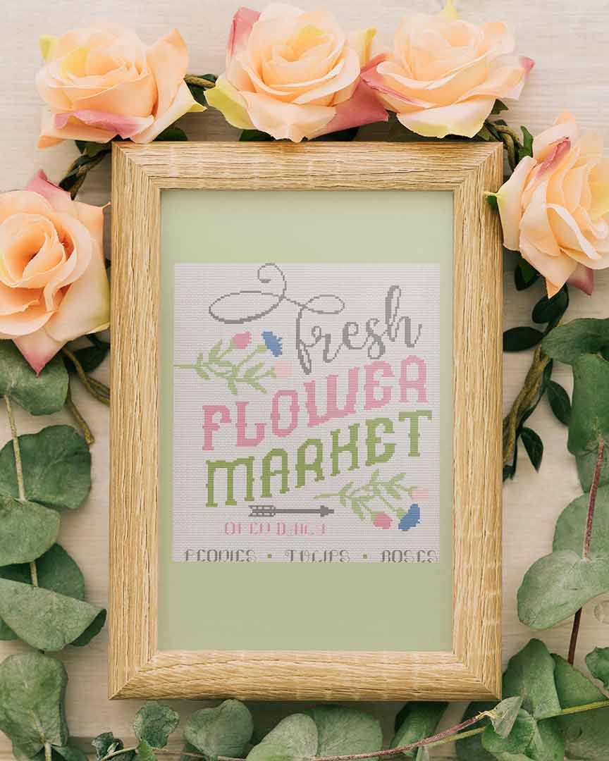 Flower Market - Cross Stitch Pattern