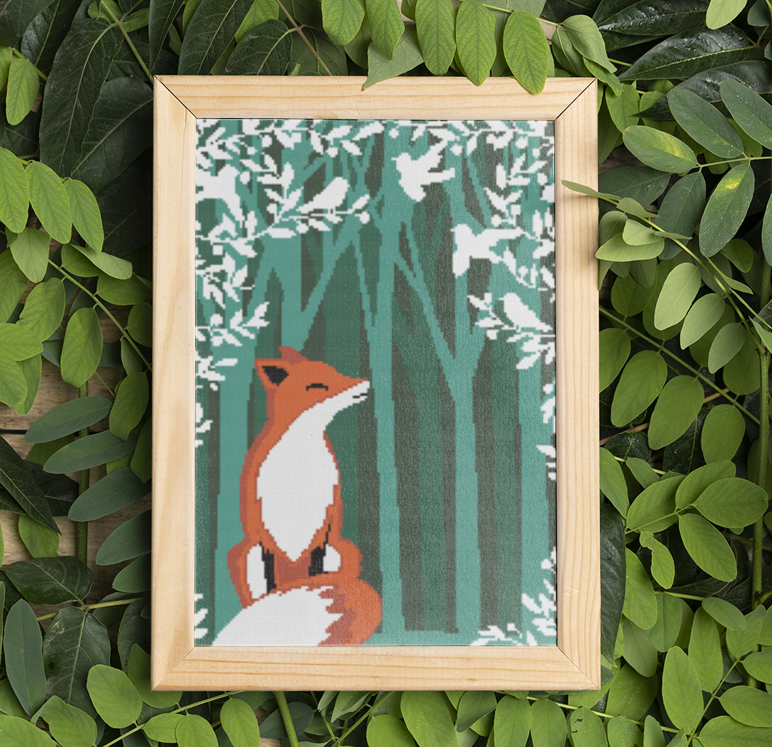 Fox In The Forest - Cross Stitch Pattern