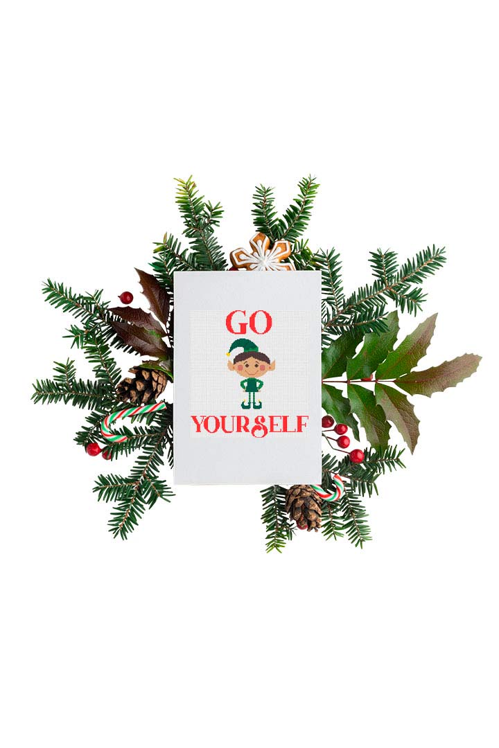 Go Elf - Cross Stitch Pattern