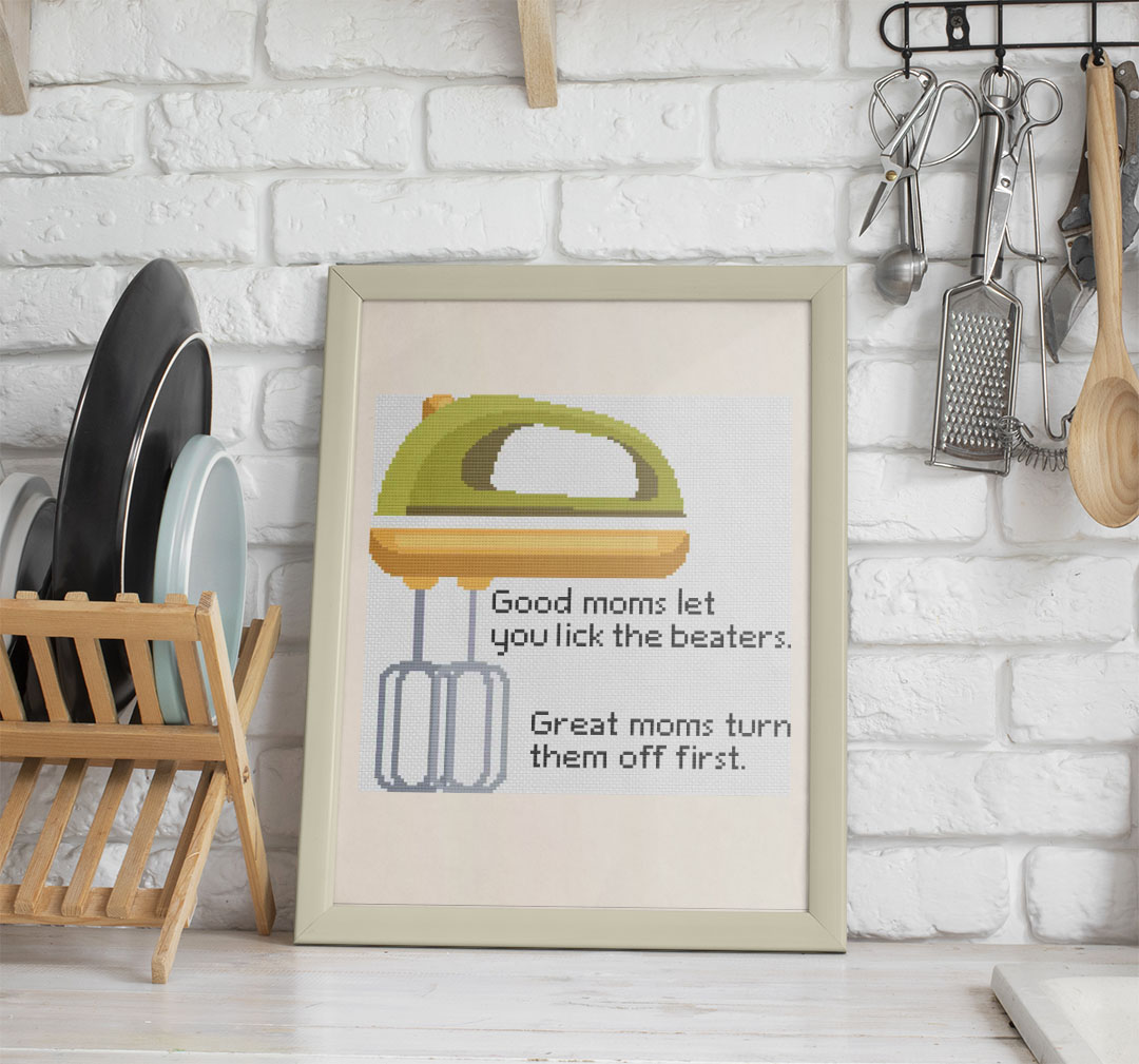 Good Moms - Cross Stitch Pattern