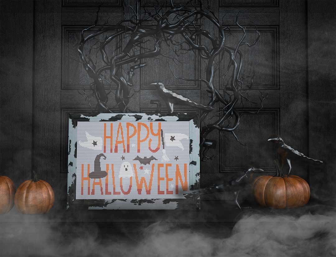 Happy Halloween - Cross Stitch Pattern