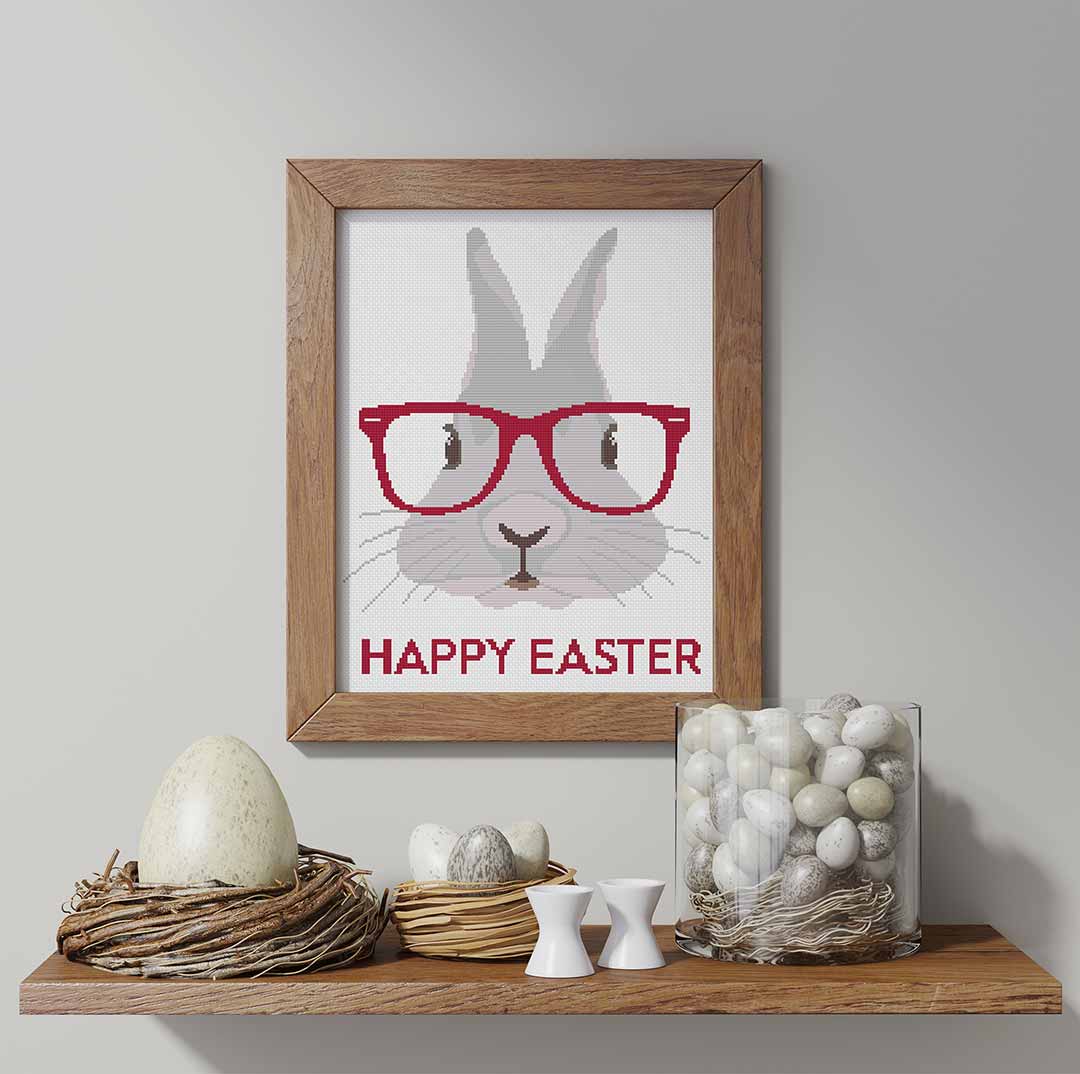 Hipster Easter - Cross Stitch Pattern