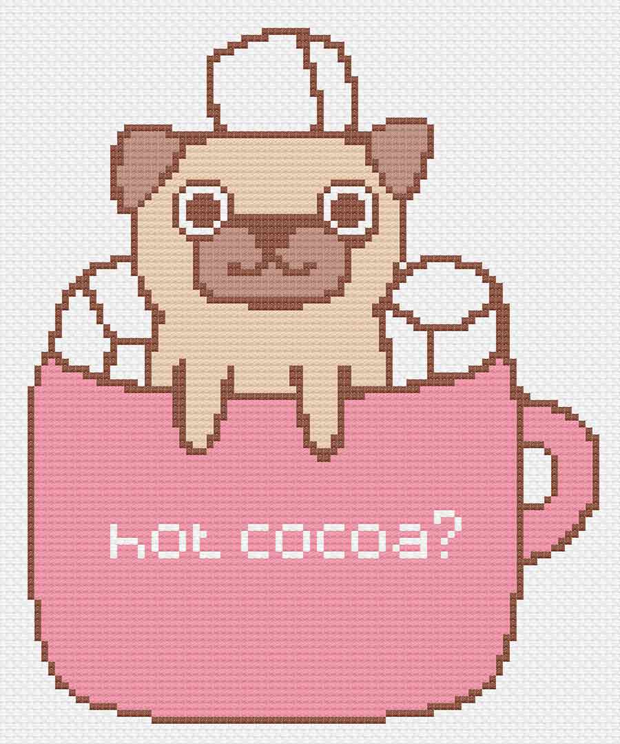 Hot Cocoa - Cross Stitch Pattern