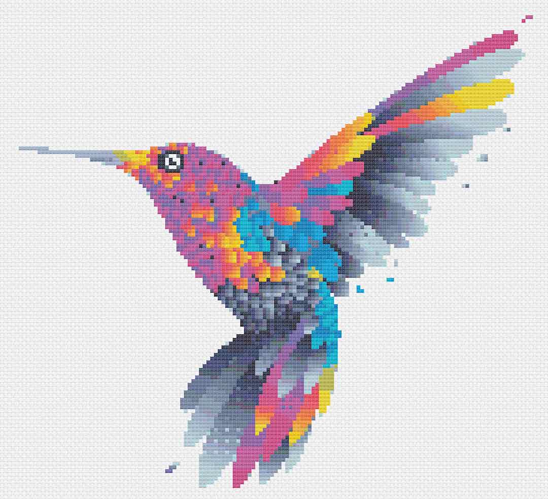 Hummingbird - Cross Stitch Pattern