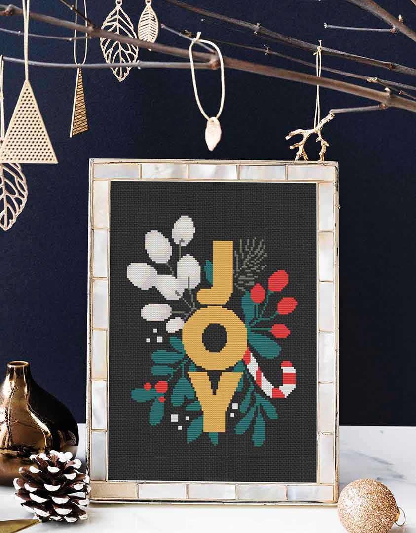Joy - Christmas Cross Stitch Pattern