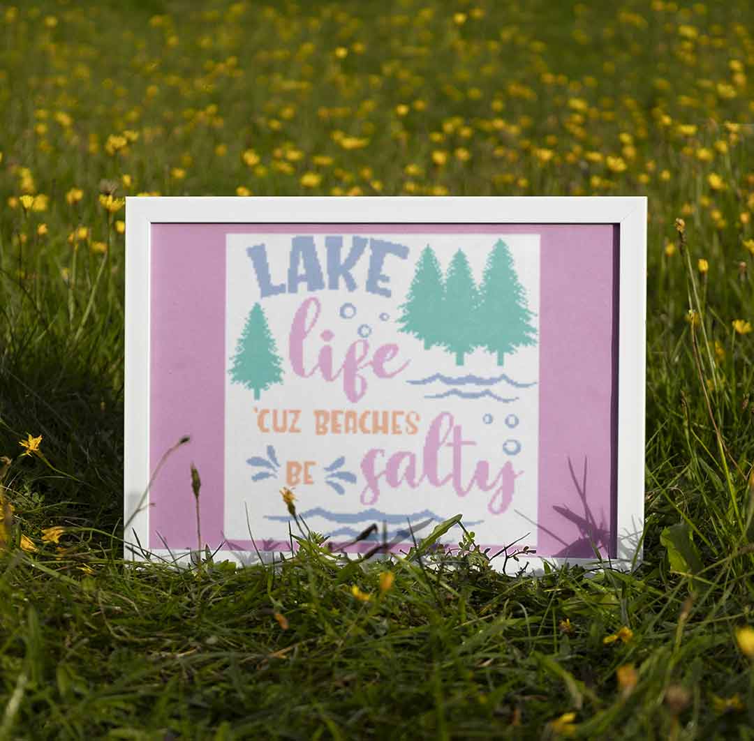 Lake Life - Cross Stitch Pattern