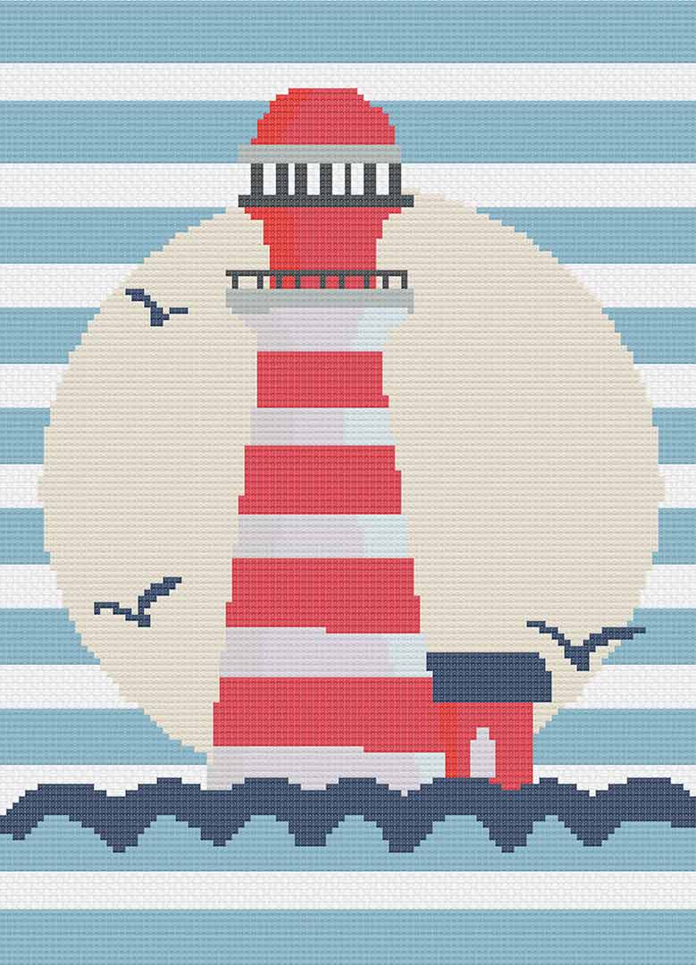 Lighthouse - Cross Stitch Pattern