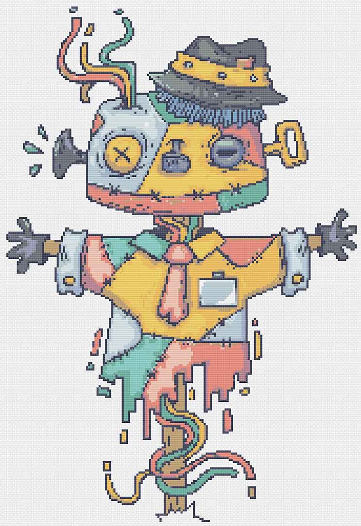 Little Scarecrow - Cross Stitch Pattern