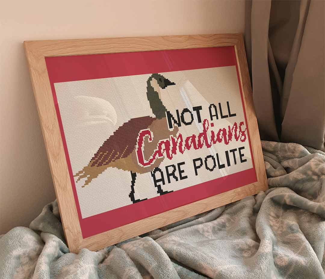 Not All Canadians - Cross Stitch Pattern