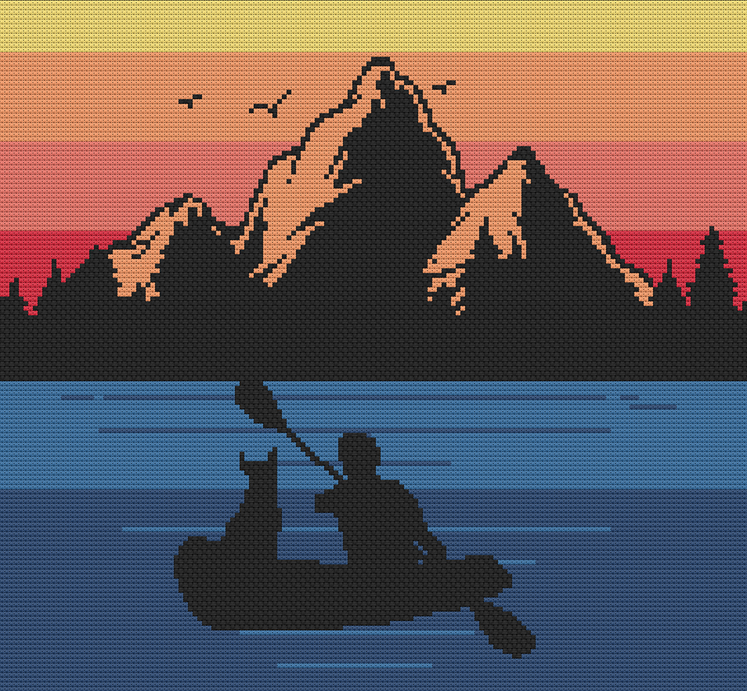 On The Lake - Cross Stitch Pattern