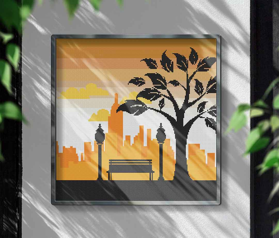 Park In The City - Cross Stitch Pattern