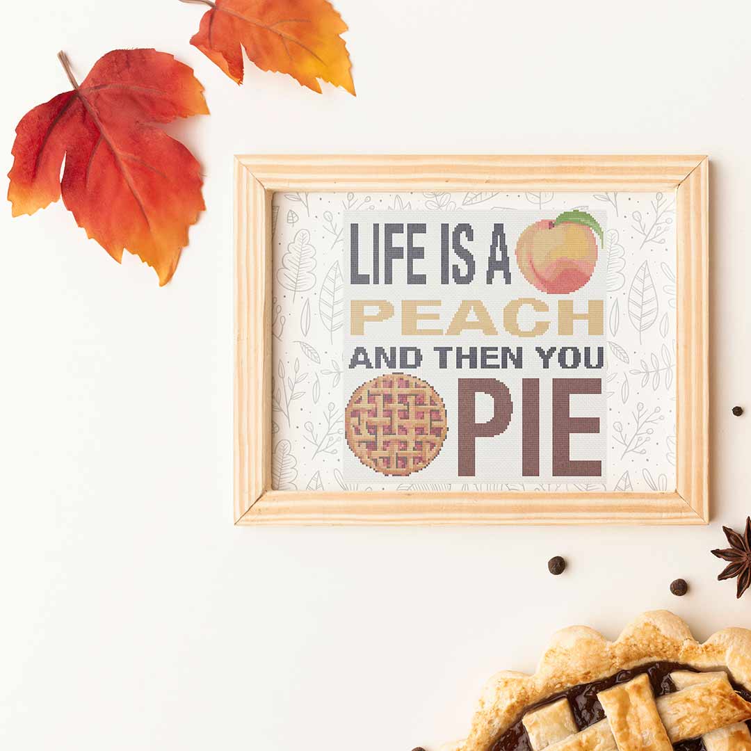 Peach Pie - Cross Stitch Pattern
