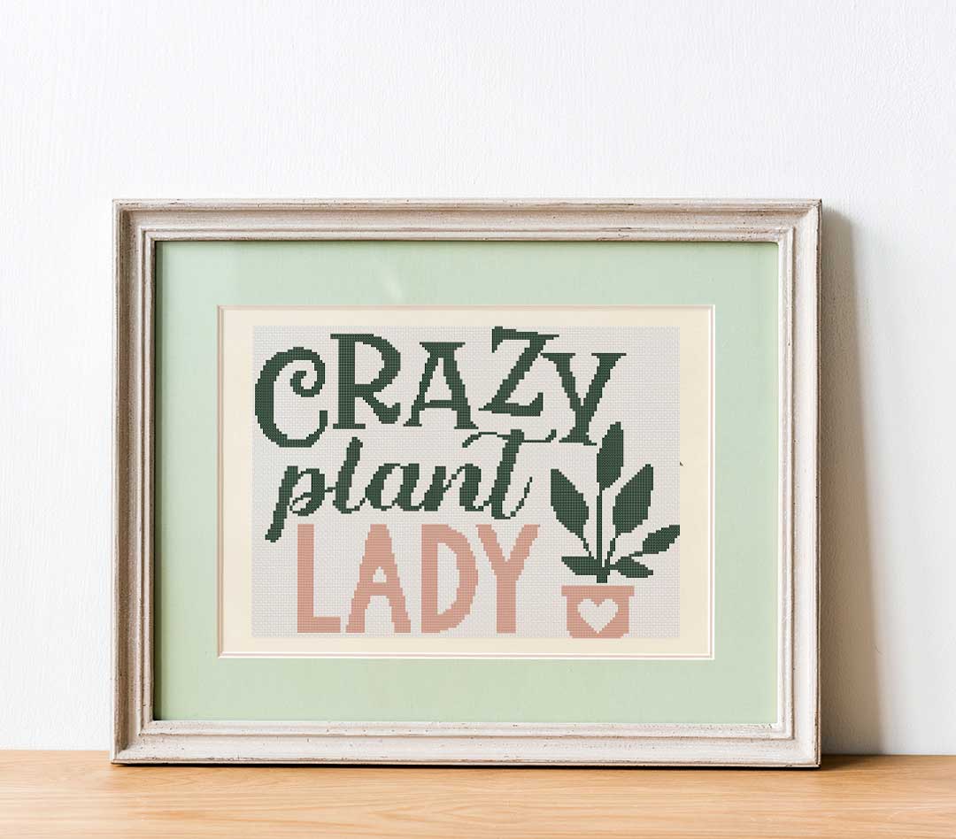 Plant Lady - Cross Stitch Pattern
