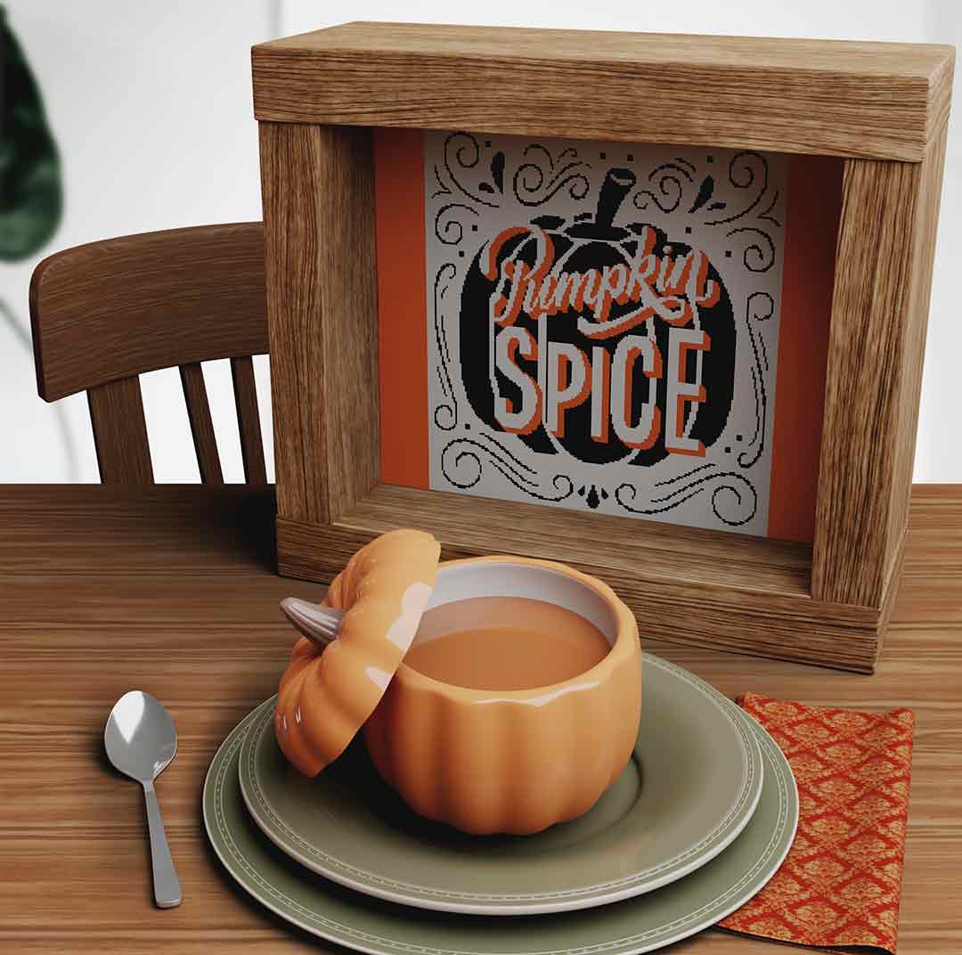 Pumpkin Spice - Cross Stitch Pattern