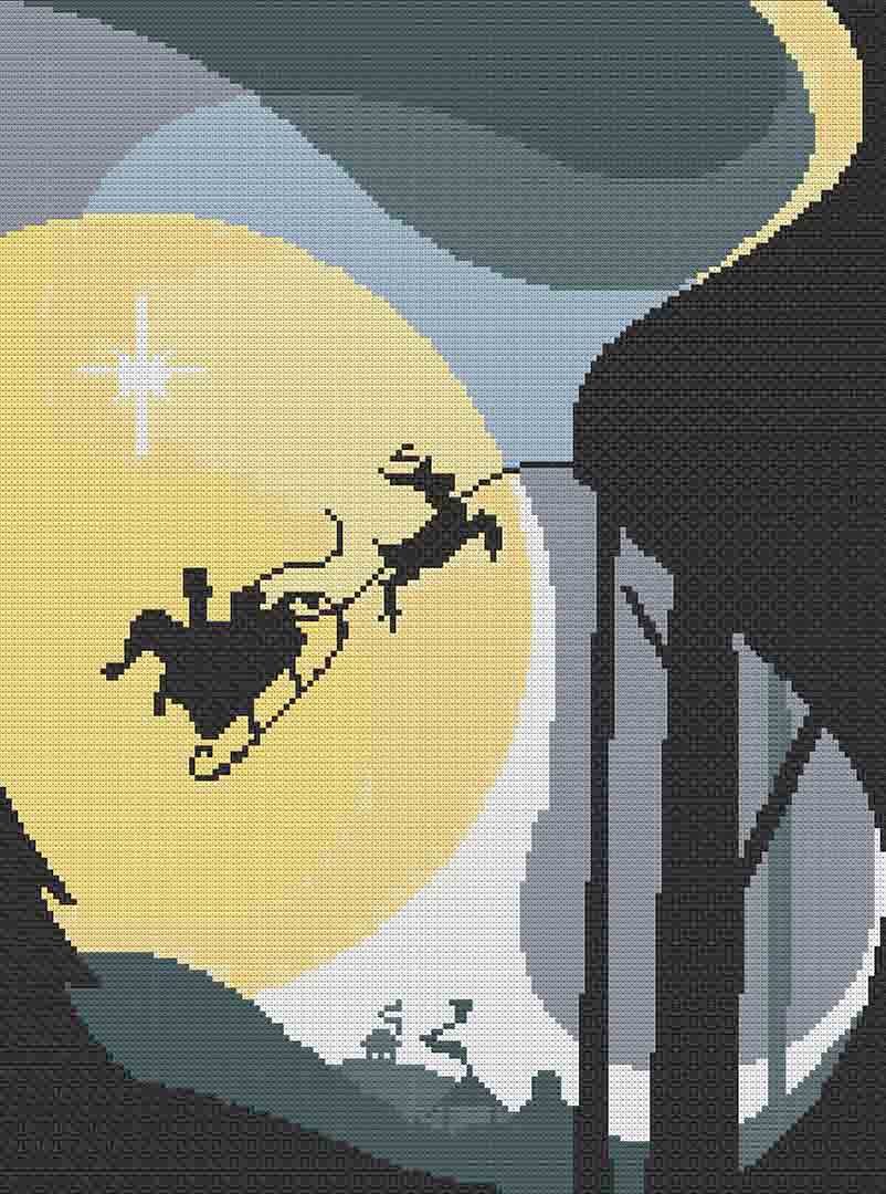 Santa's Eve - Christmas Cross Stitch Pattern