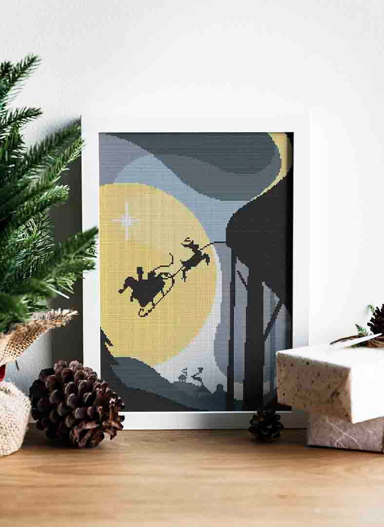 Santa's Eve - Christmas Cross Stitch Pattern