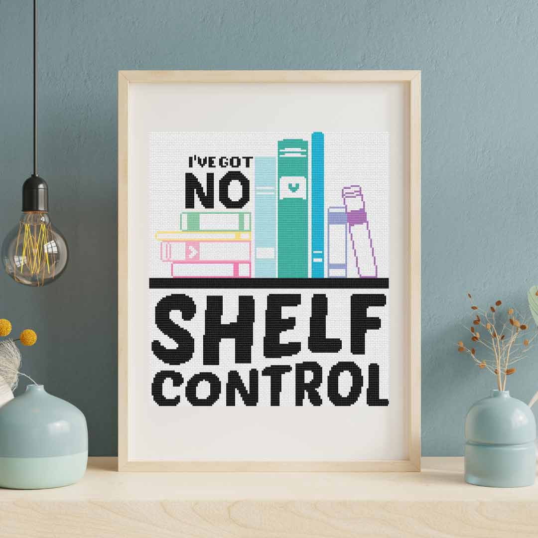 Shelf Control - Cross Stitch Pattern