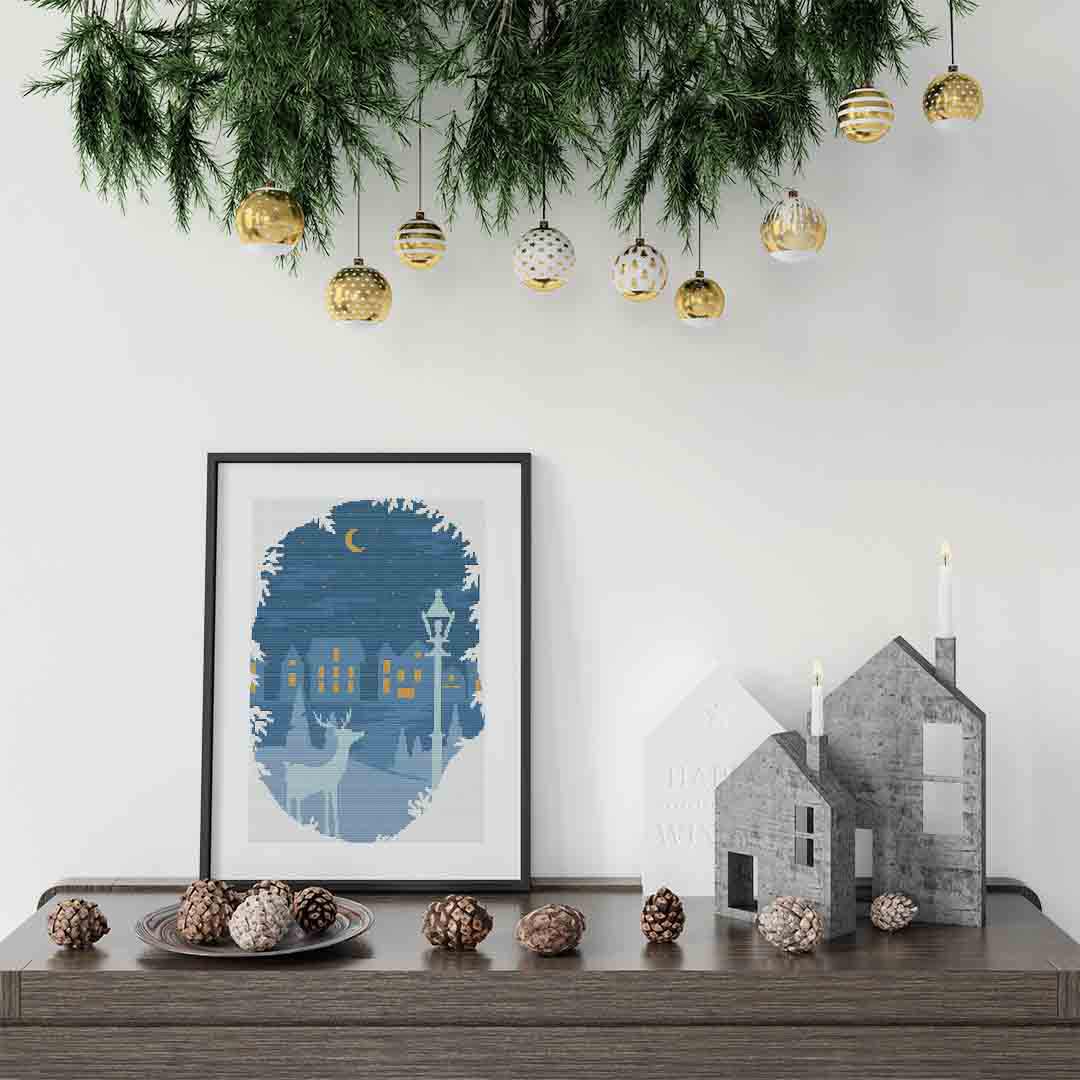 Silent Night - Cross Stitch Pattern