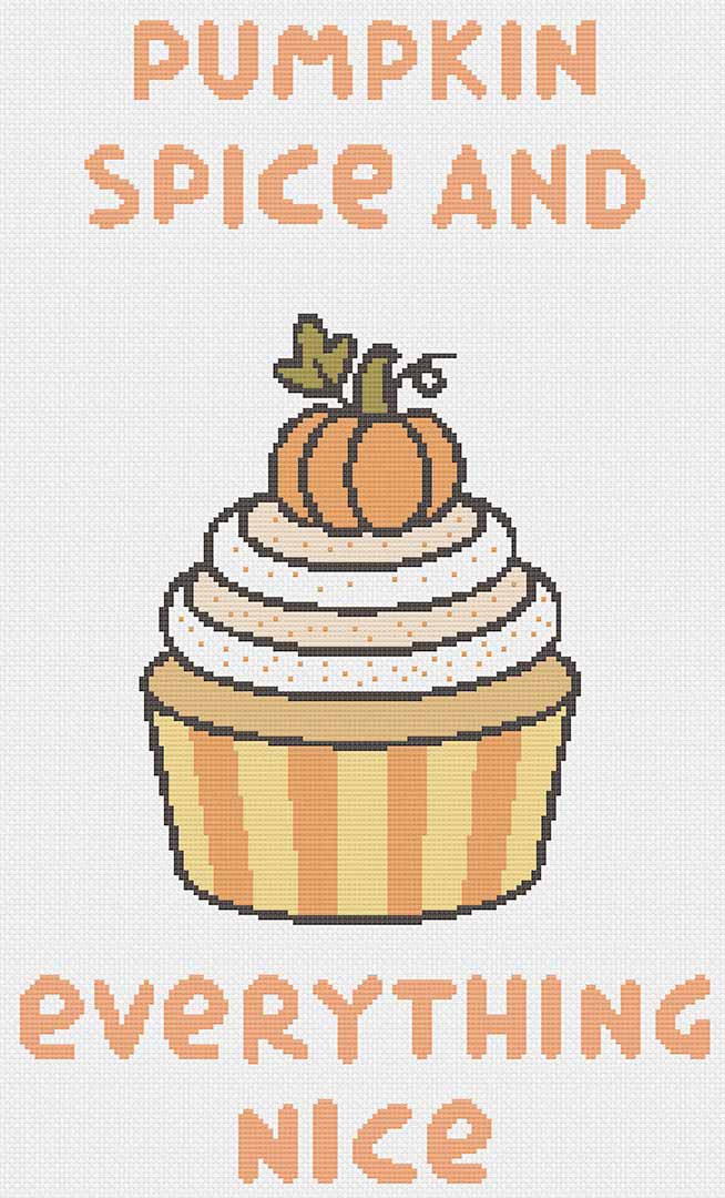 Spicy Pumpkin - Cross Stitch Pattern