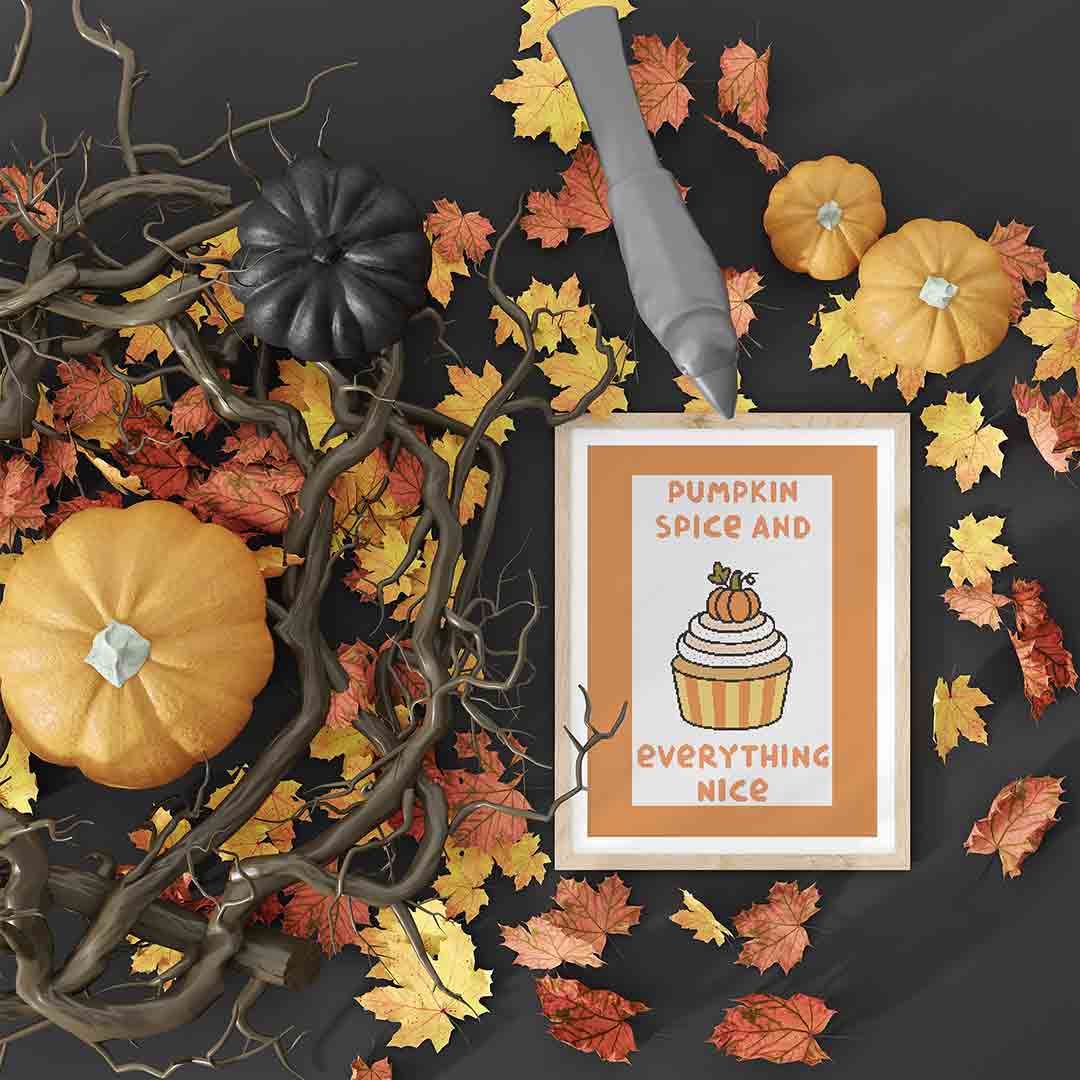 Spicy Pumpkin - Cross Stitch Pattern