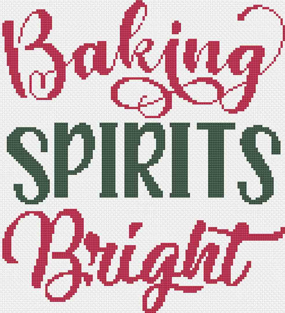 Spirits Bright - Christmas Cross Stitch Pattern