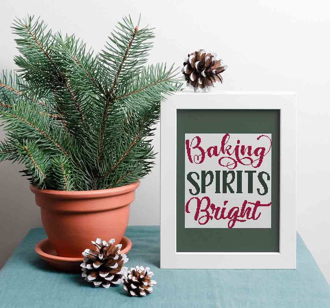 Spirits Bright - Christmas Cross Stitch Pattern