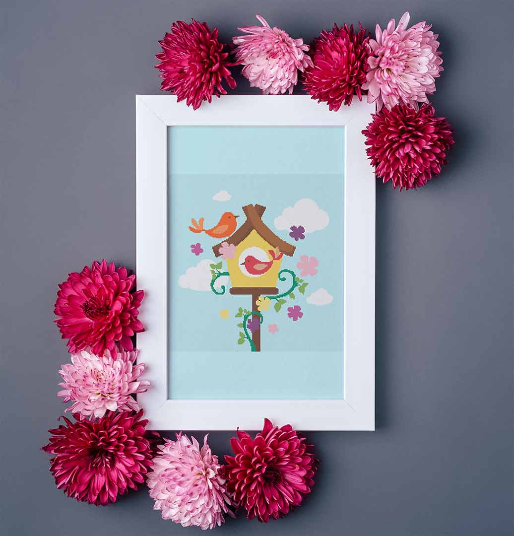 Spring Is In The Air - Cross Stitch Pattern
