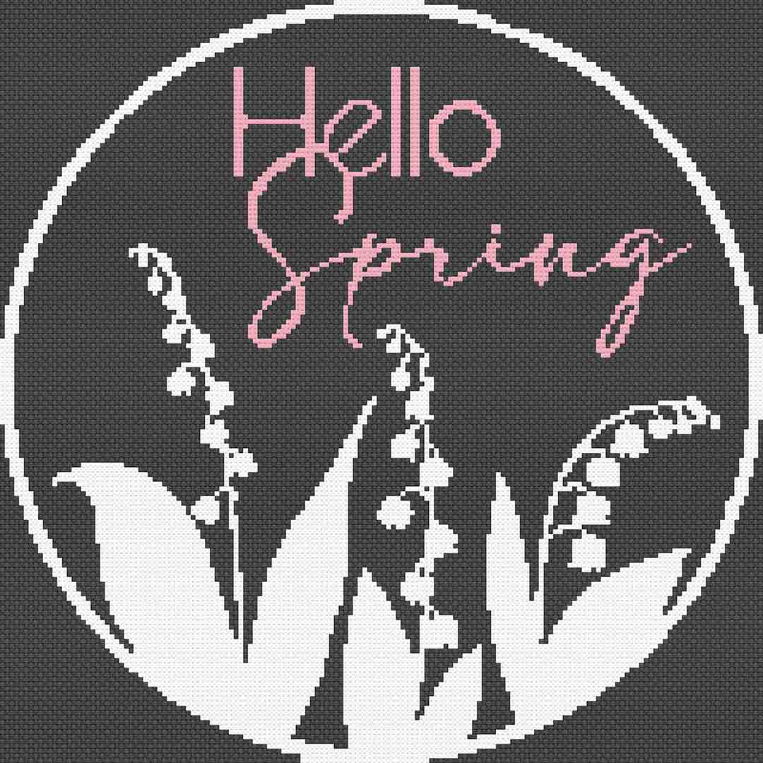 Spring Sign - Cross Stitch Pattern