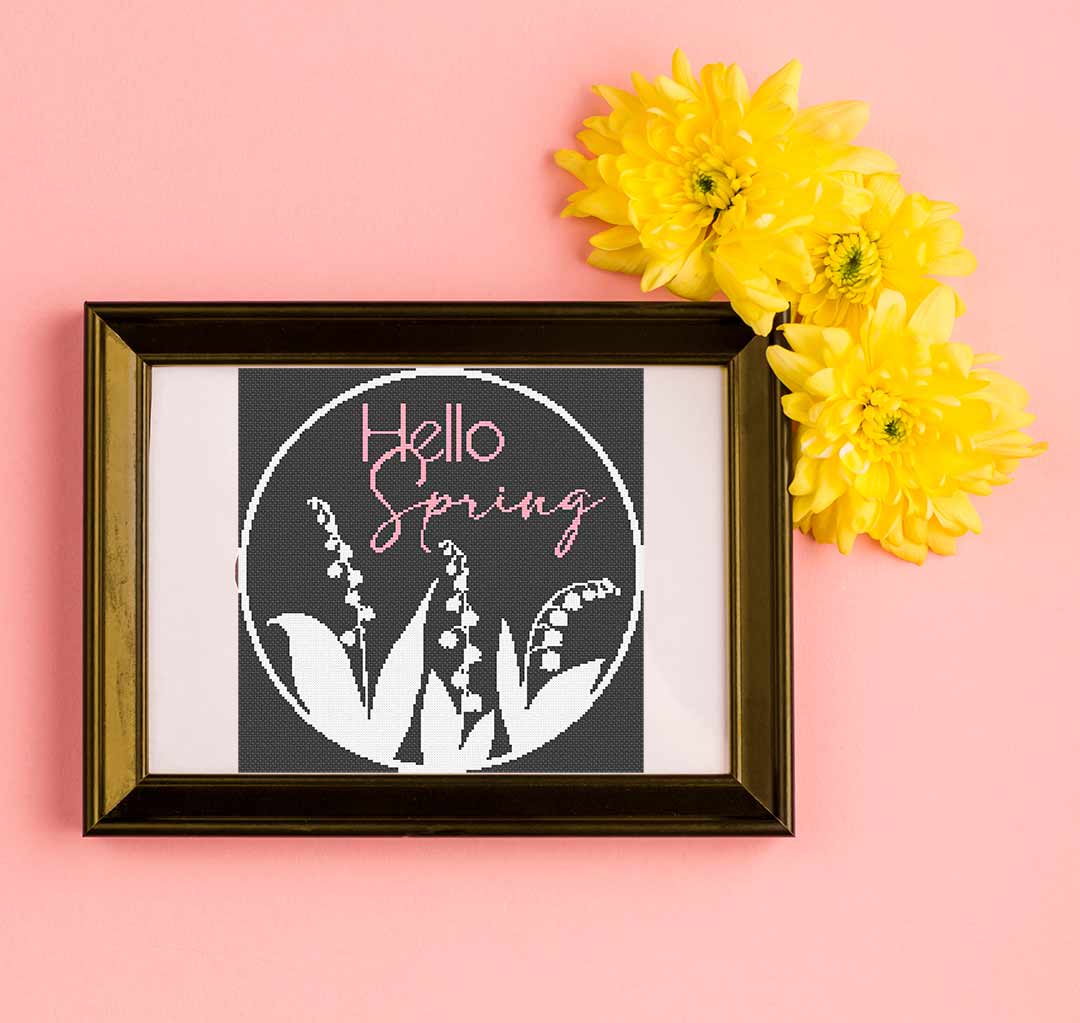 Spring Sign - Cross Stitch Pattern