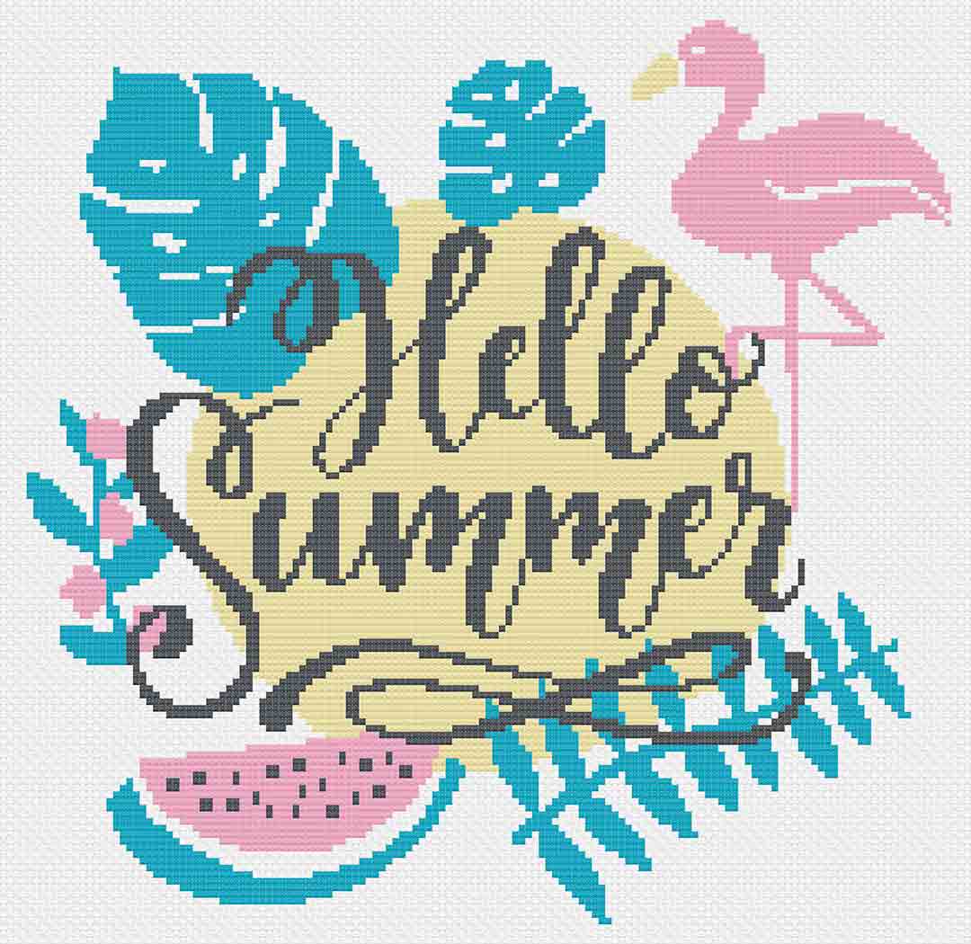 Summer Vibes - PDF Cross Stitch Pattern