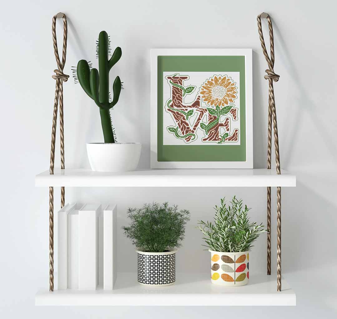 Sunflower Love - Cross Stitch Pattern