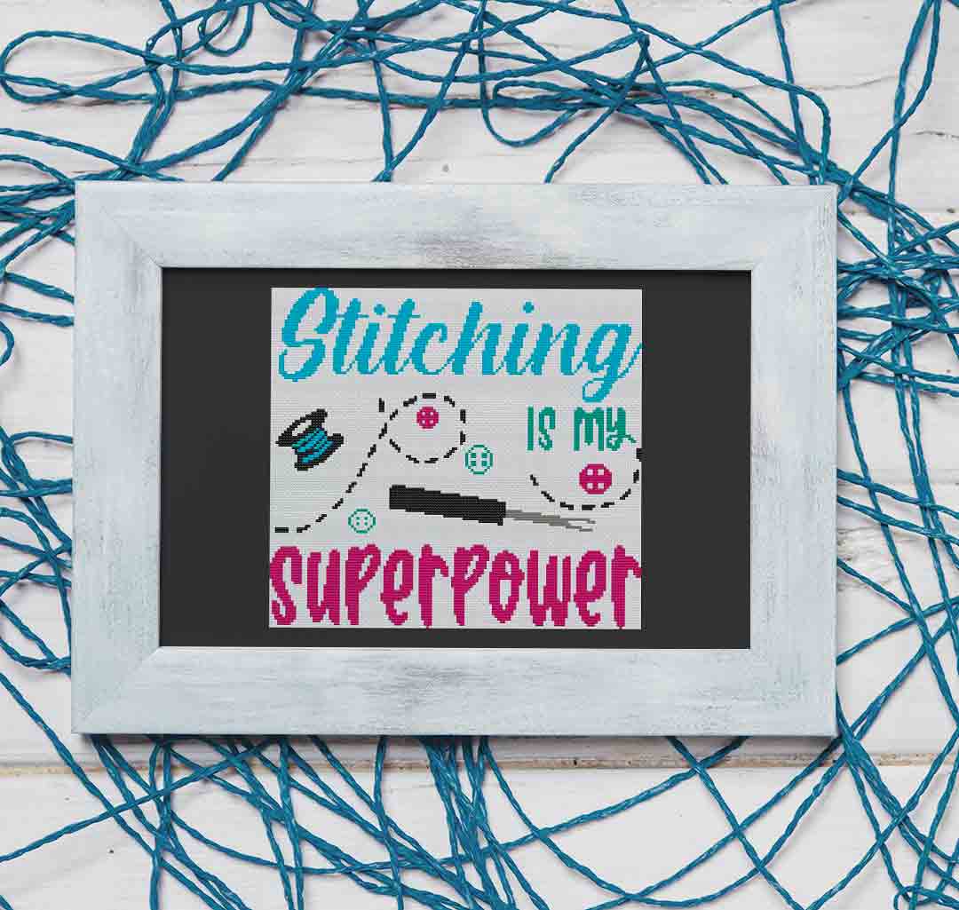 Superpower - Cross Stitch Pattern