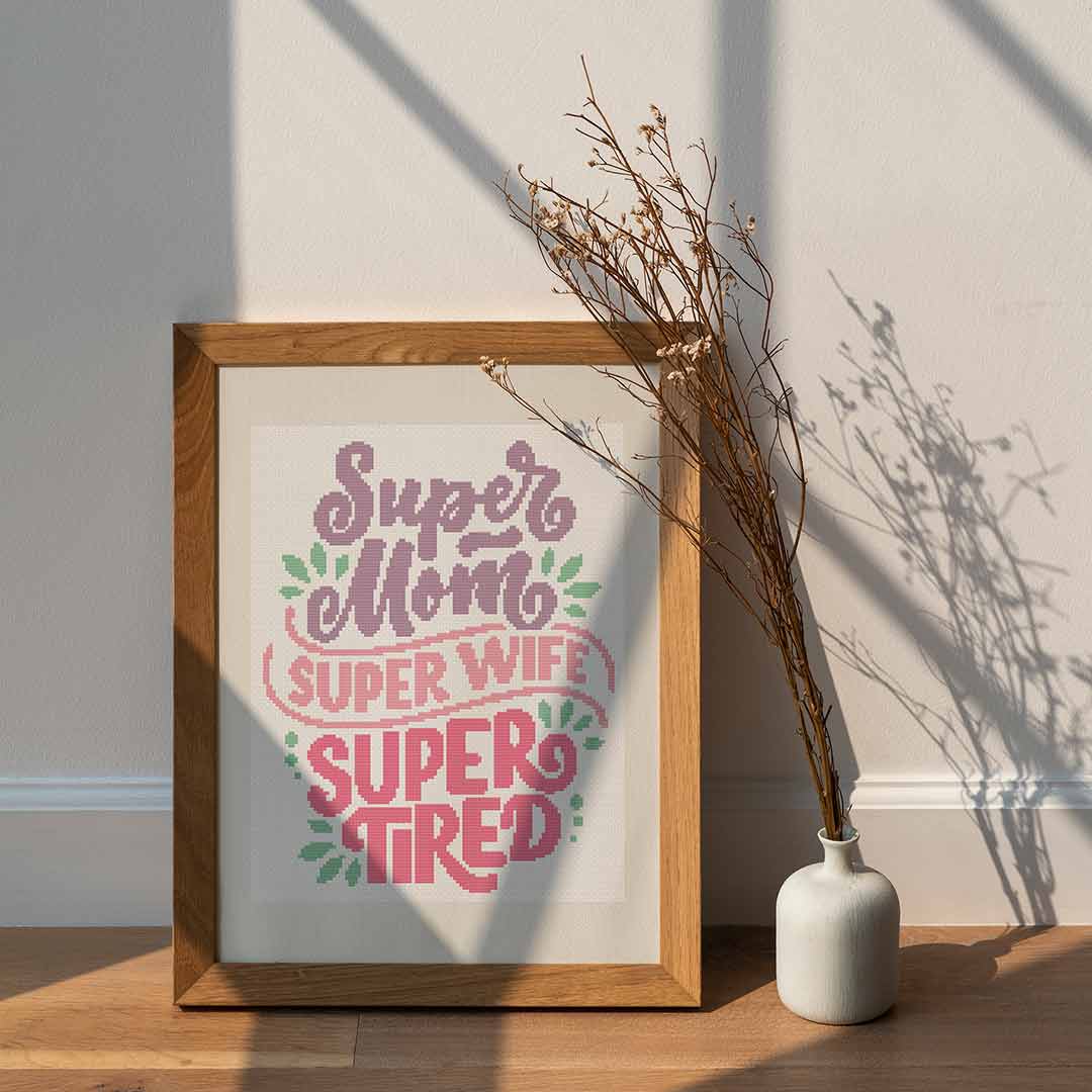 Super Wife - Cross Stitch Pattern
