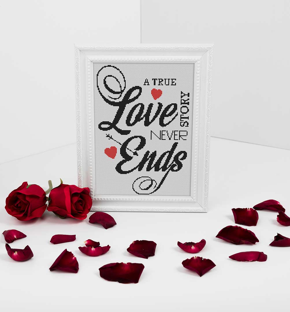 True Love Story - Cross Stitch Pattern