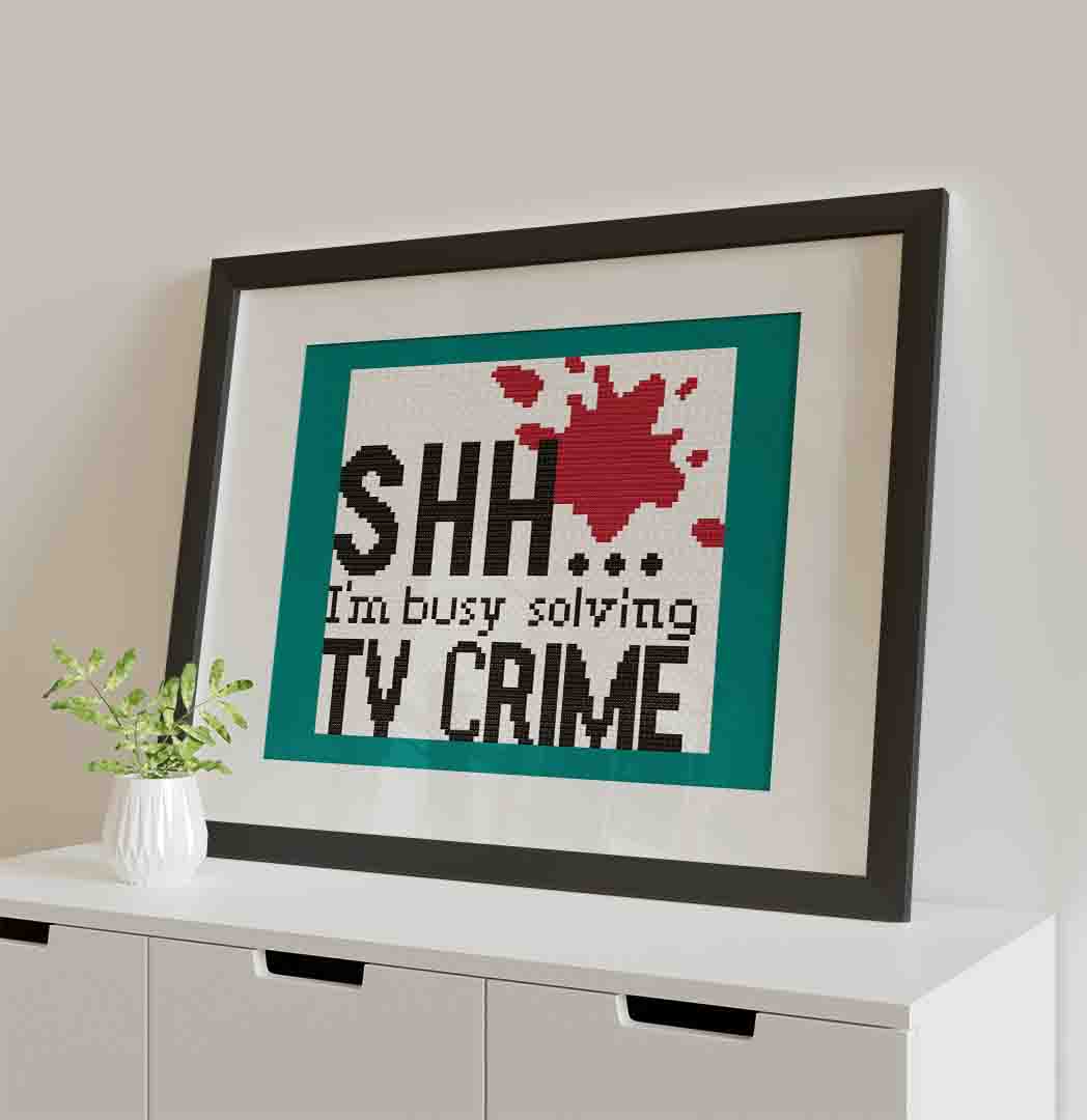 TV Crime - Cross Stitch Pattern