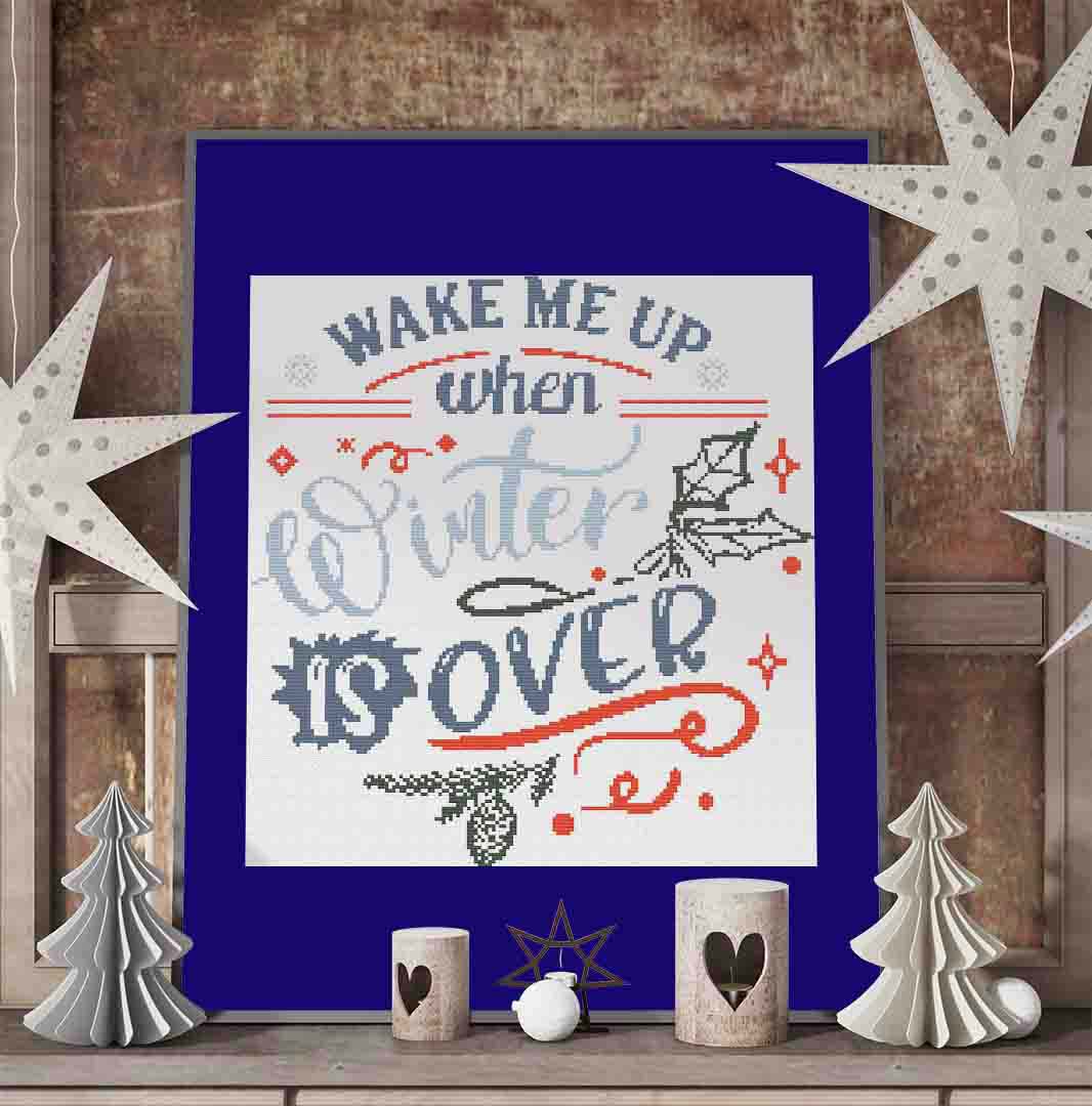 Wake Me Up - Cross Stitch Pattern