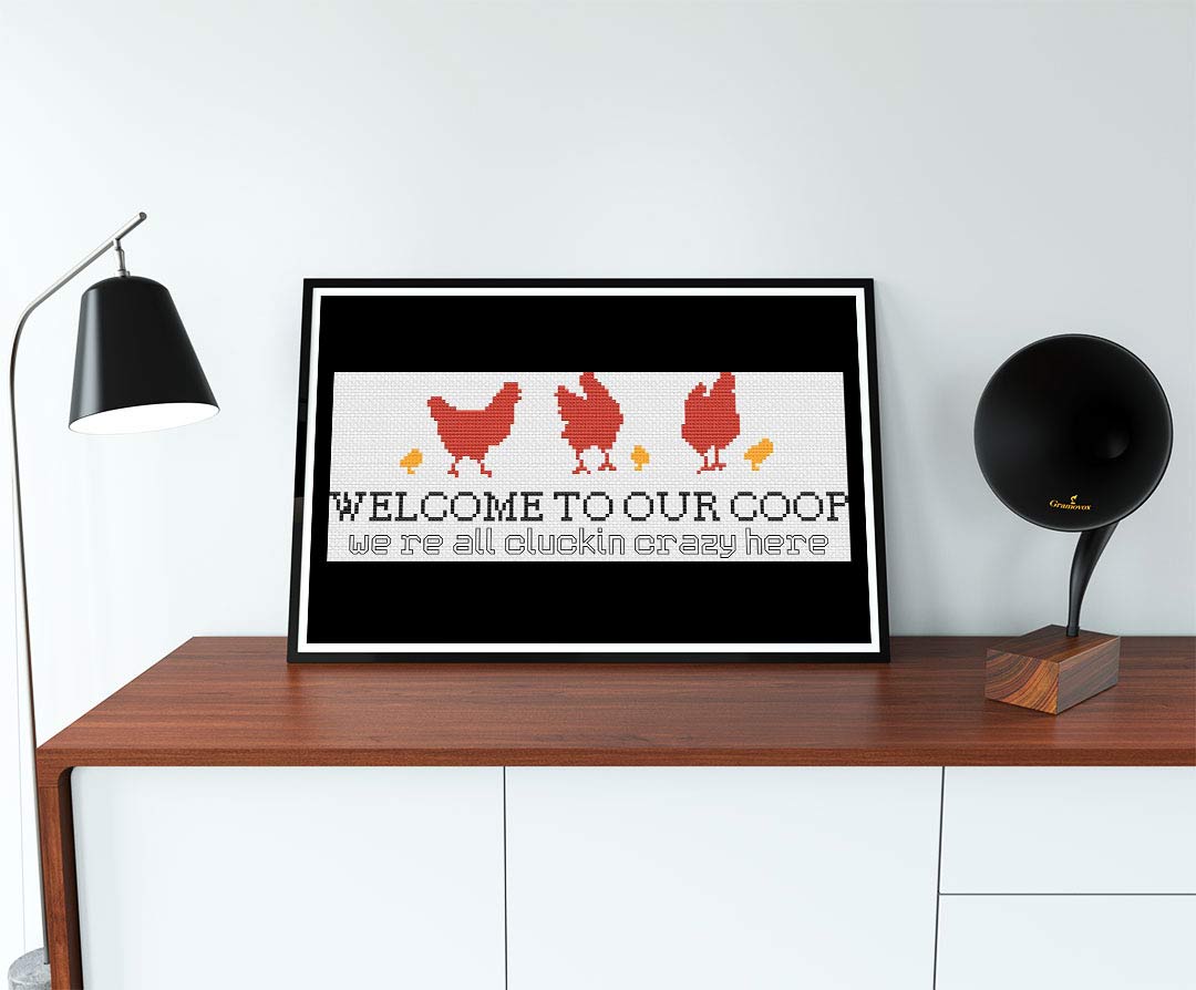 Welcome To Our Coop - Cross Stitch Pattern